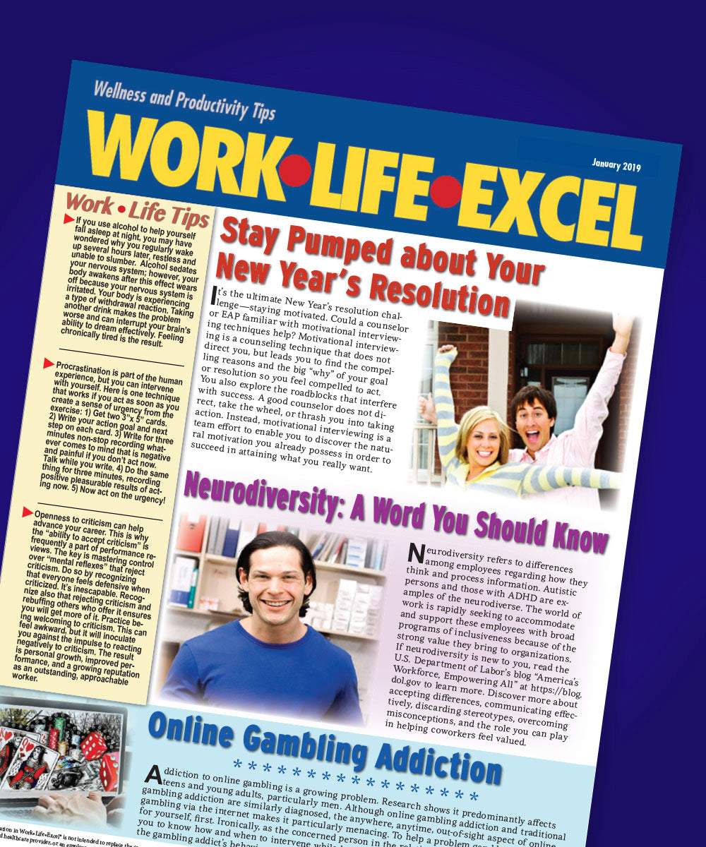 Work Life Excel Corporate Health & EAP Wellness Newsletter - Health - workplacenewsletters - workplacenewsletters